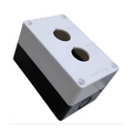 XAL-B02  CAJA BOTONERA PLASTICA 2 ORIFICIOS 22MM