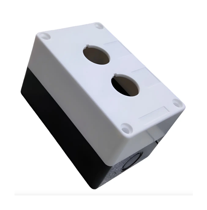 XAL-B02  CAJA BOTONERA PLASTICA 2 ORIFICIOS 22MM