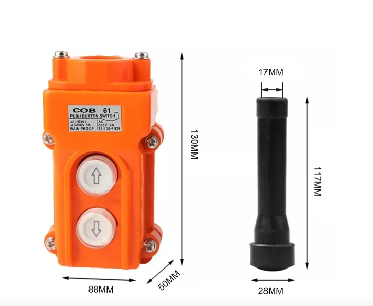 COB61 BOTONERA PARA POLIPASTO 2 botones