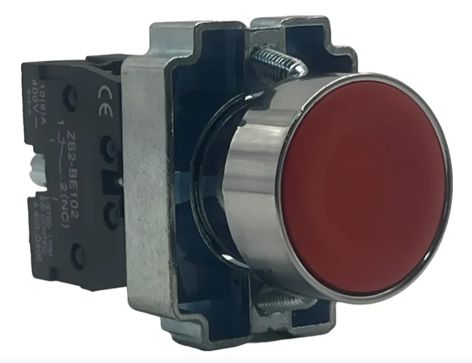 XB2-BA42 PULSADOR ROJO NO LUMINOSO 1 NC