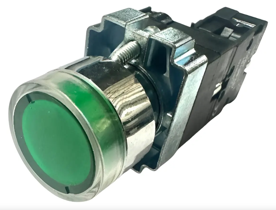 XB2-BW3361  BOTON PULSADOR VERDE LUMINOSO 220V