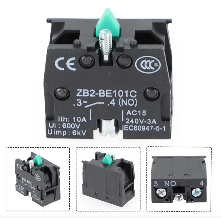 ZB2-BE101  BLOQUE CONTACTO NORMALMENTE ABIERTO NO